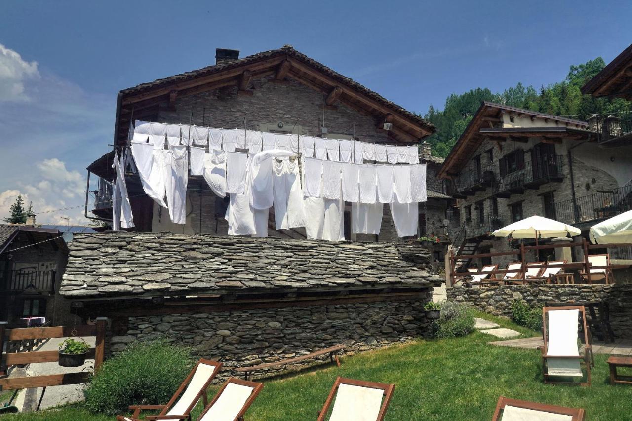 Pensione Albergo Diffuso Ceaglio Valle Maira Marmora Buitenkant foto