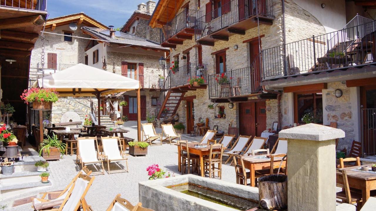 Pensione Albergo Diffuso Ceaglio Valle Maira Marmora Buitenkant foto